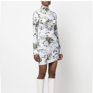 OFF WHITE floral dress